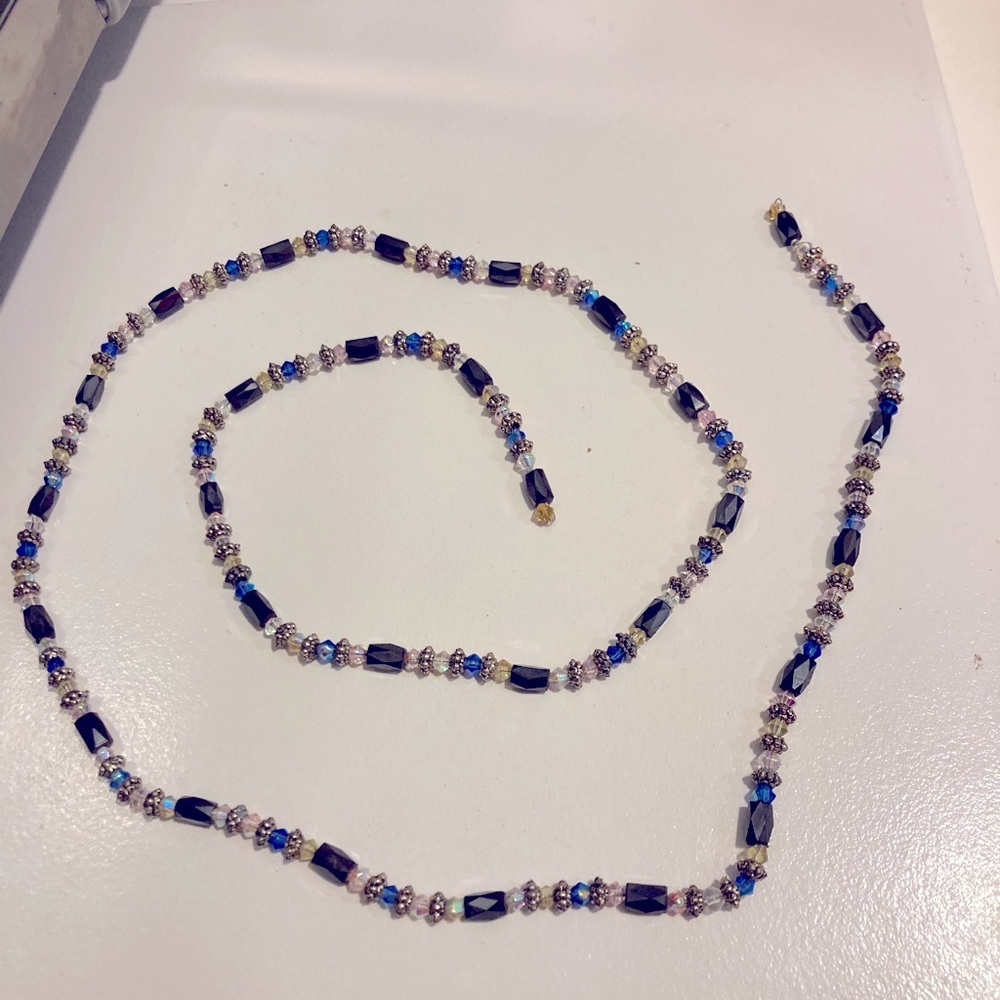 Jeweled Magnetic Strand -  Bracelet or Necklace - Blue NWOT